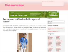 Tablet Screenshot of modaparahombres.net